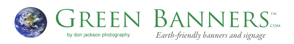 green banners logo
